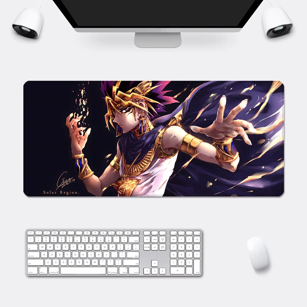 Yugioh Mousepad HD Printing Computer Gamers Locking Edge Non-slip Mouse Pad XXL90x40cm Keyboard PC Desk Pad