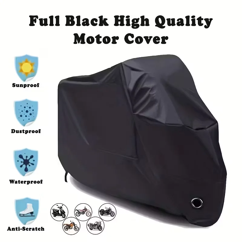 Universal Motorcycle Cover, S-XXXL Extra-Large, for Road King Electra Glide Street Glide Tourings Honda Goldwing Yamaha ROYAL