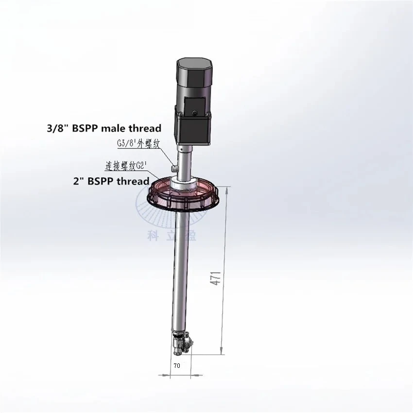 150bar High Pressure Motor Driven Water Jet Tank Cleaning Machine