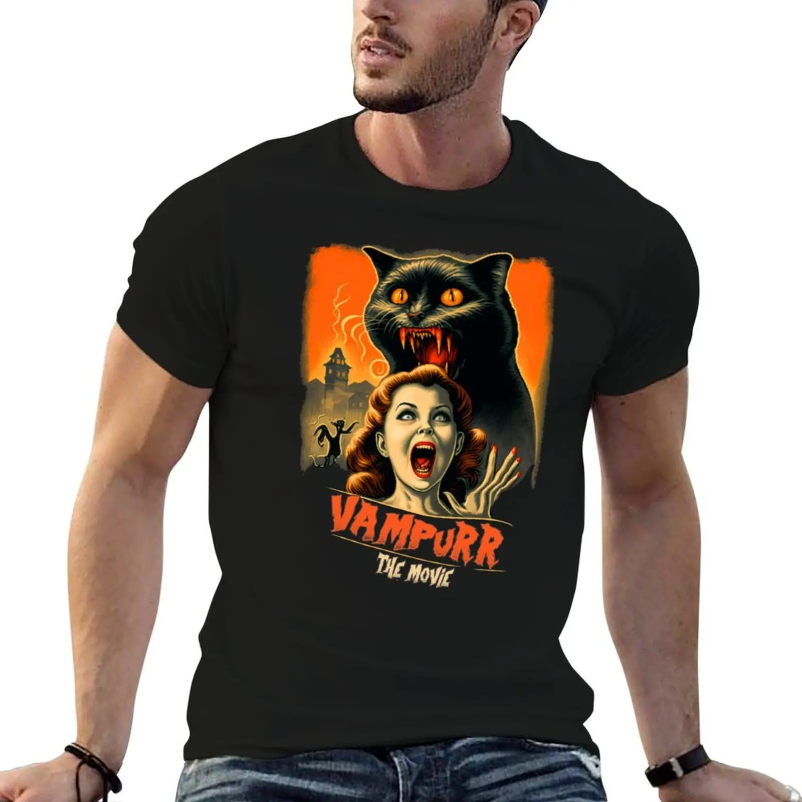 Vampurr The Movie T-Shirt man t shirts for men man t shirt cotton t shirts for man pack cotton T-shirt