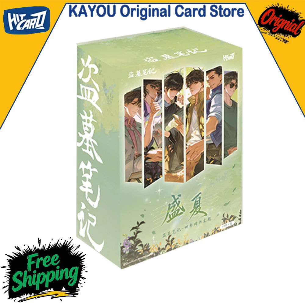 Hitcard Grave Robbers' Notes Daomu Biji Four Seasons Same Book Series Midsummer Themed Collectible Card Wu Xie Blind Box Gifts