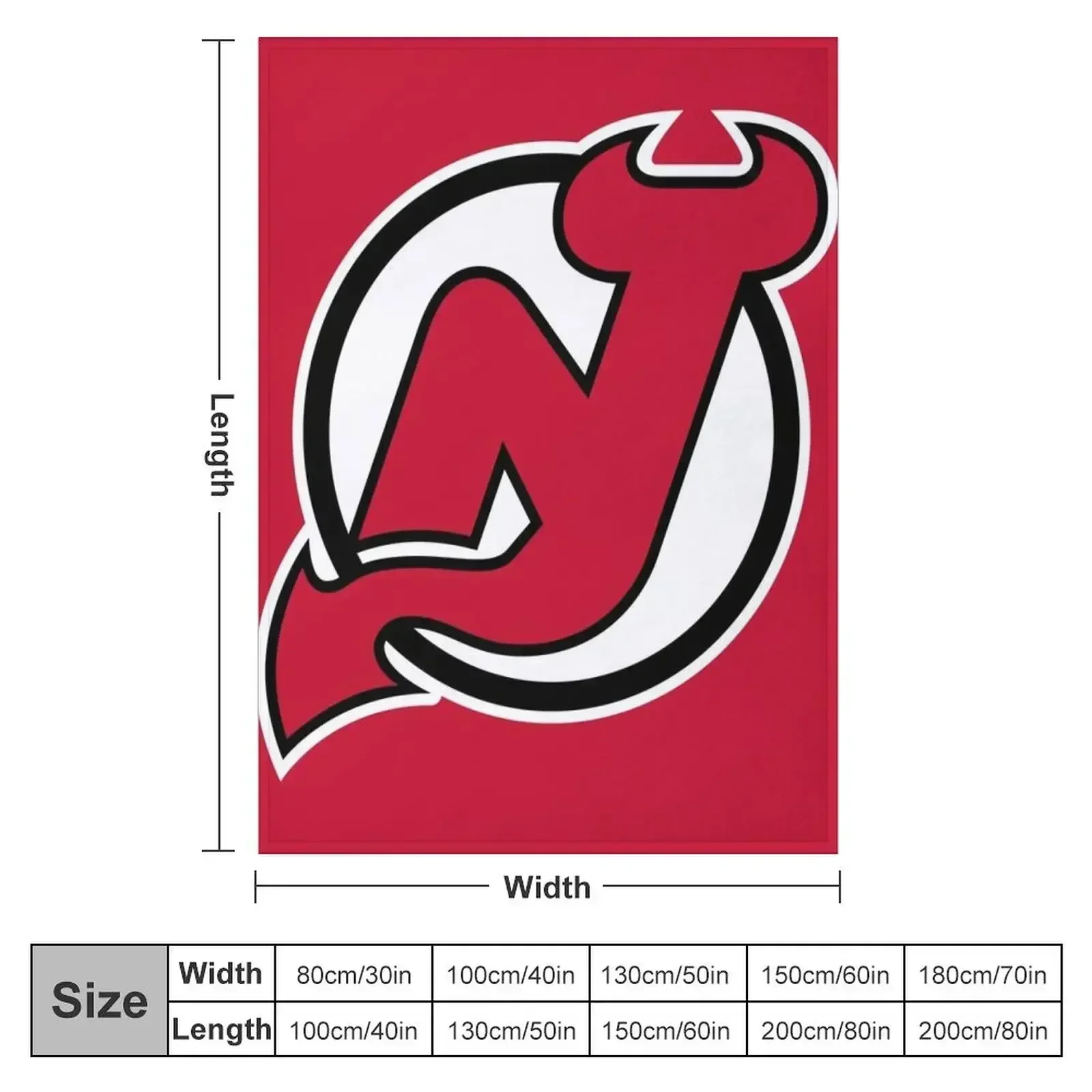 New-Devils-Icon Throw Blanket Giant Sofa blankets and throws Blankets