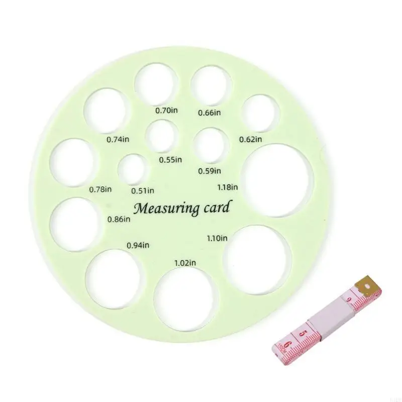 54DF Nipple Size Measuring Card Breastpump Flange Sizing Tool for Nipple Measurement
