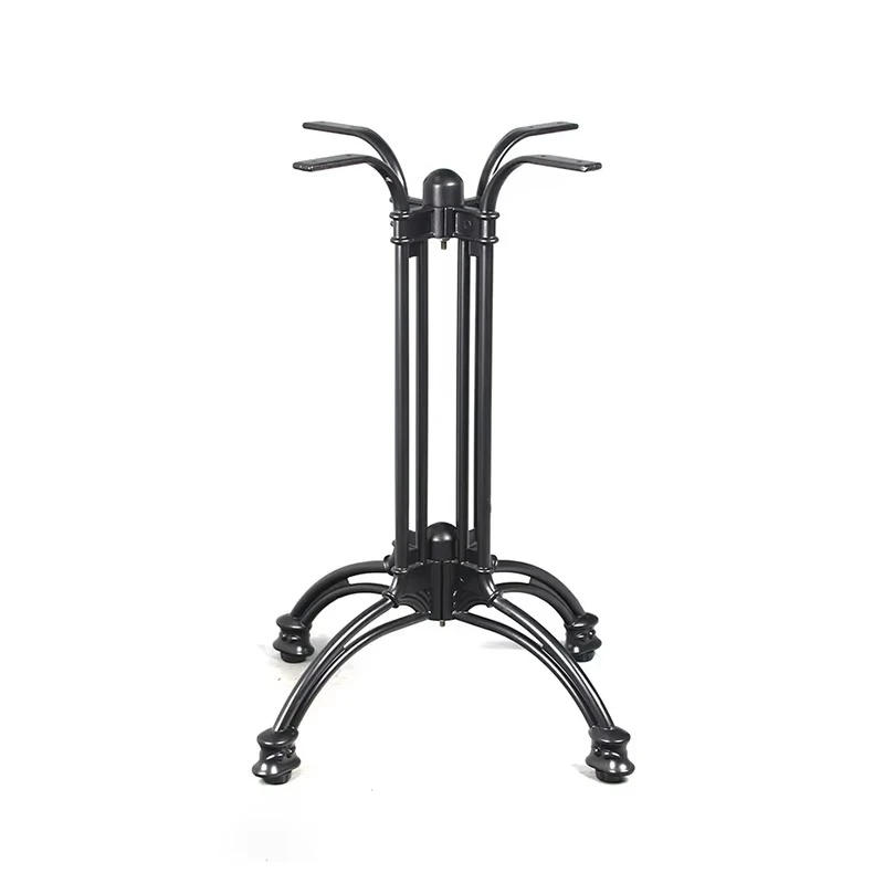 Modern pedestal dining table base dining room black cast iron table legs