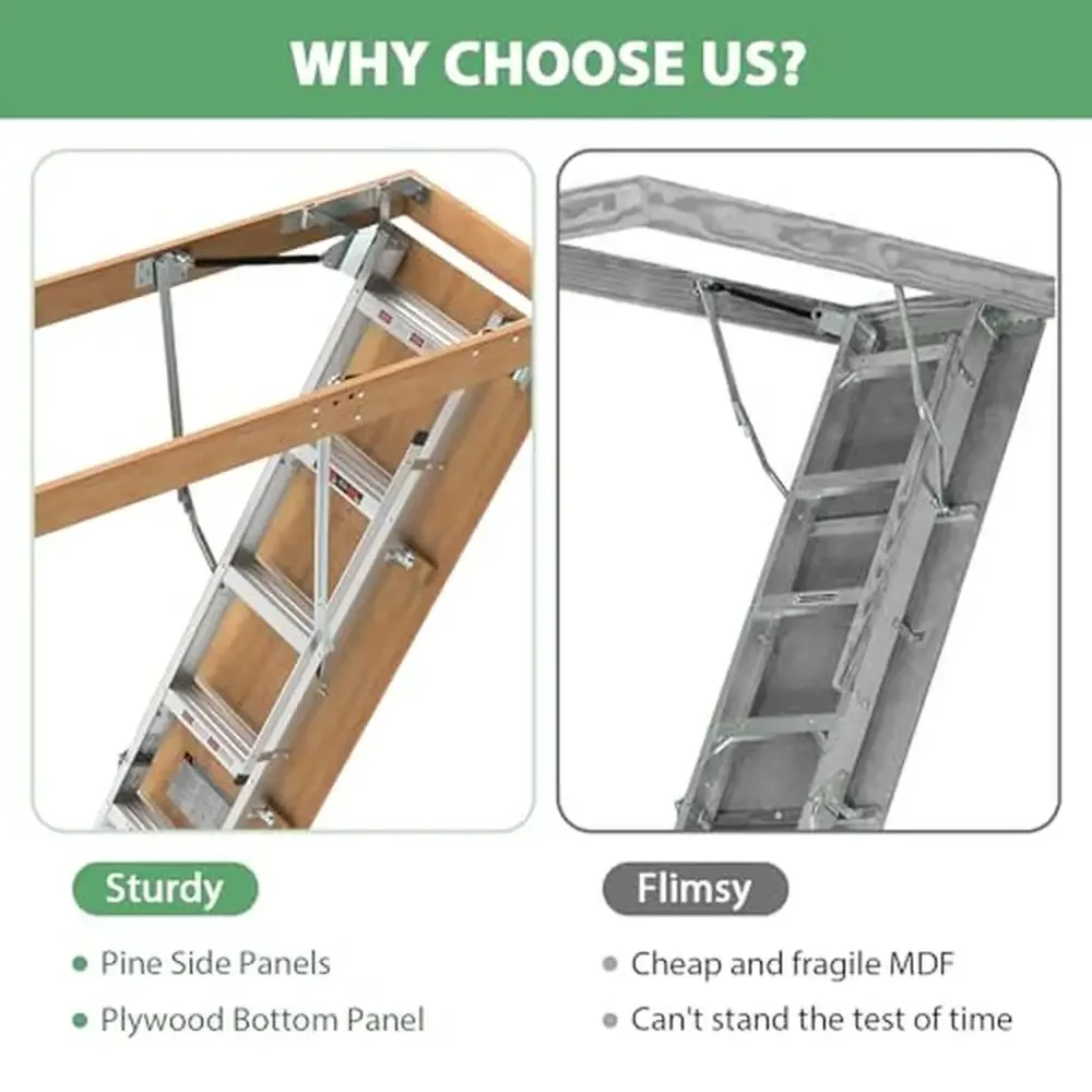 Aluminum Attic Ladder System 54