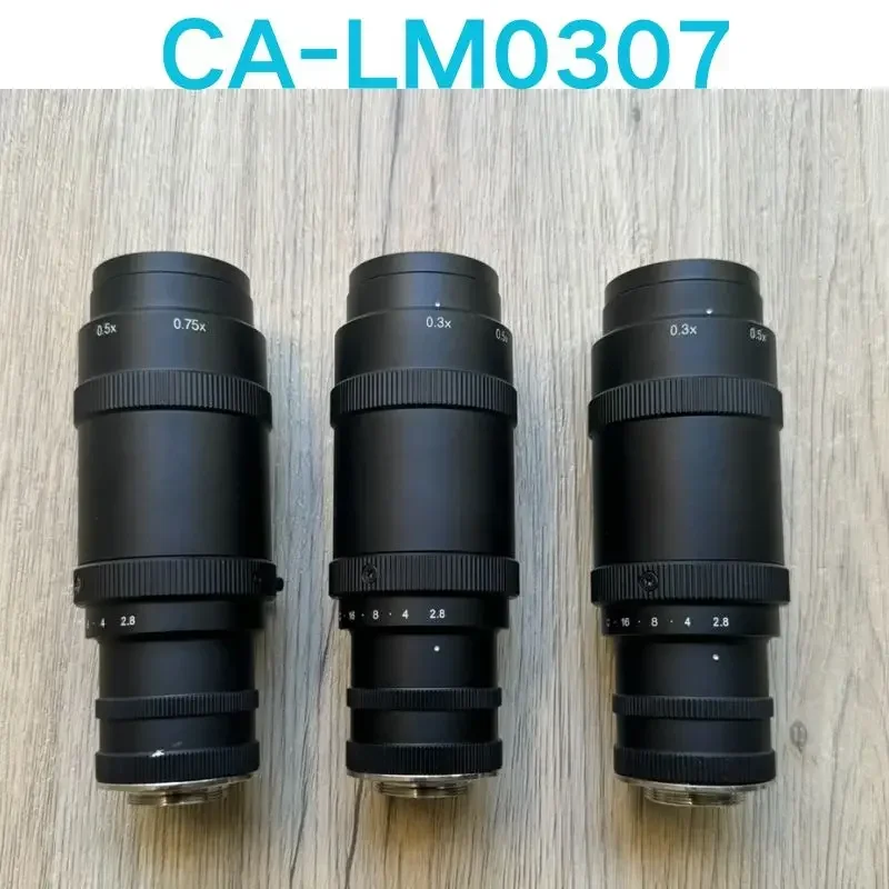 

Second-hand test Ok KEYENCE CA-LM0307 zoom telephoto lens 0.3x-0.75X C port 2/3