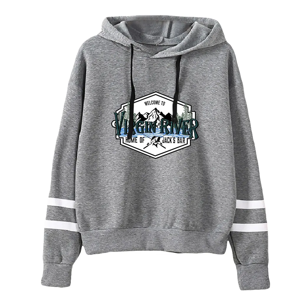 Sudadera Unisex de la temporada 4 de Virgin River para hombre y mujer, ropa de moda de la serie de Tv Americana, con mangas paralelas y bolsillos