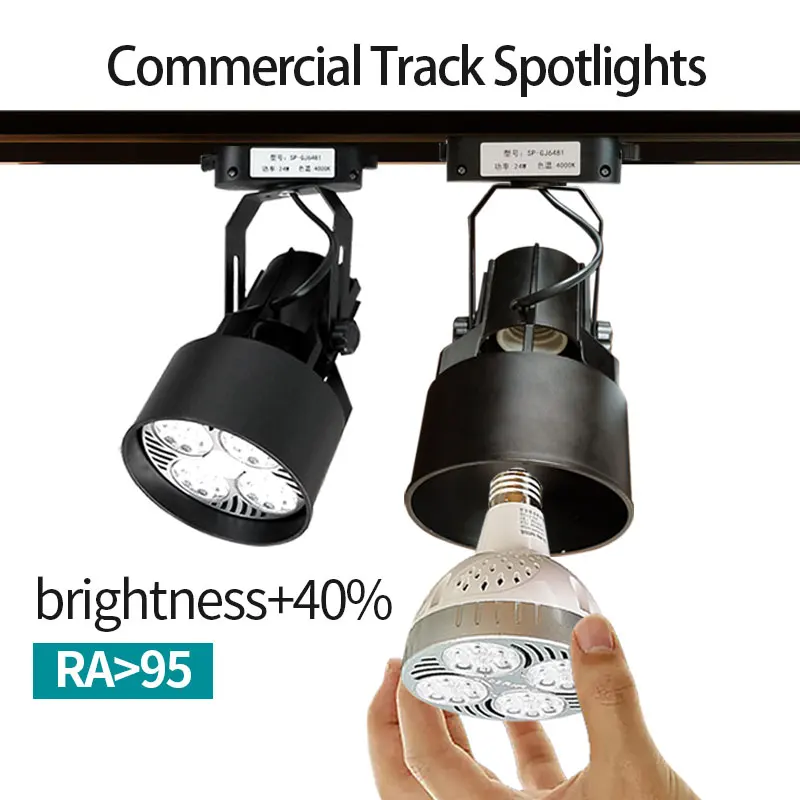 

Track spotlight 40w clothing store super bright light led track light store commercial 35W high color rendering high brightness