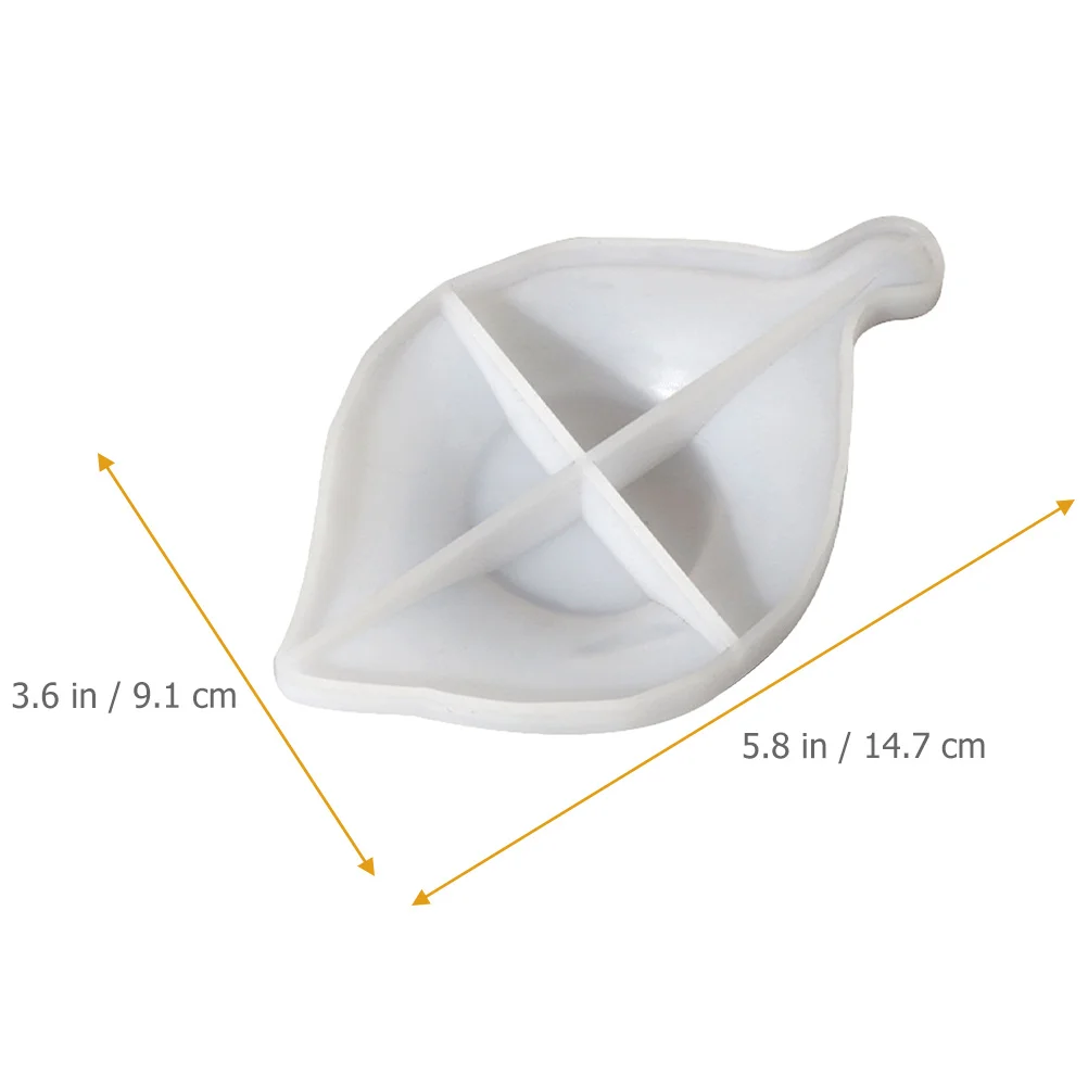 ورقة على شكل قالب صينية سيليكون لتقوم بها بنفسك قالب لراتنج الايبوكسي كوستر لوحة صنع المجوهرات الحرفية أداة الإكسسوارات السلس Demold سهلة