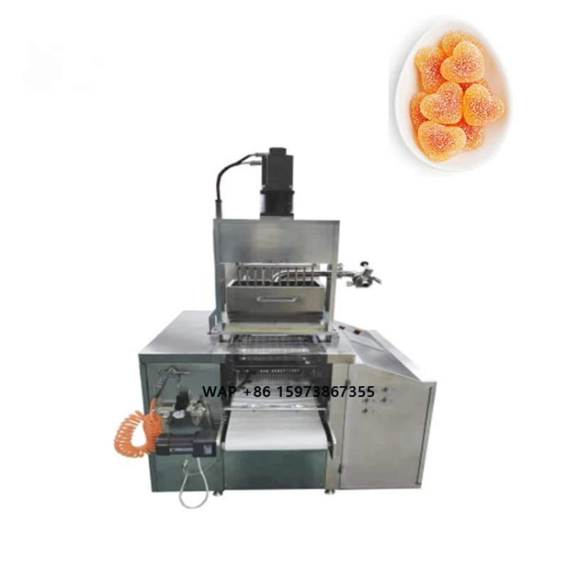 Fully Automatic Two-color Multifunctional Vitamin Pectin Gelatin Starch Jelly Candy Production Line Gummy Bear Making Machine