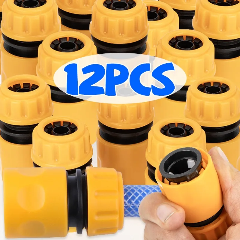 

12/1x быстроразъемные соединители для шлангов для эффективного орошения сада для ухода за газоном в саду, принадлежности для соединителей для сантехники на открытом воздухе