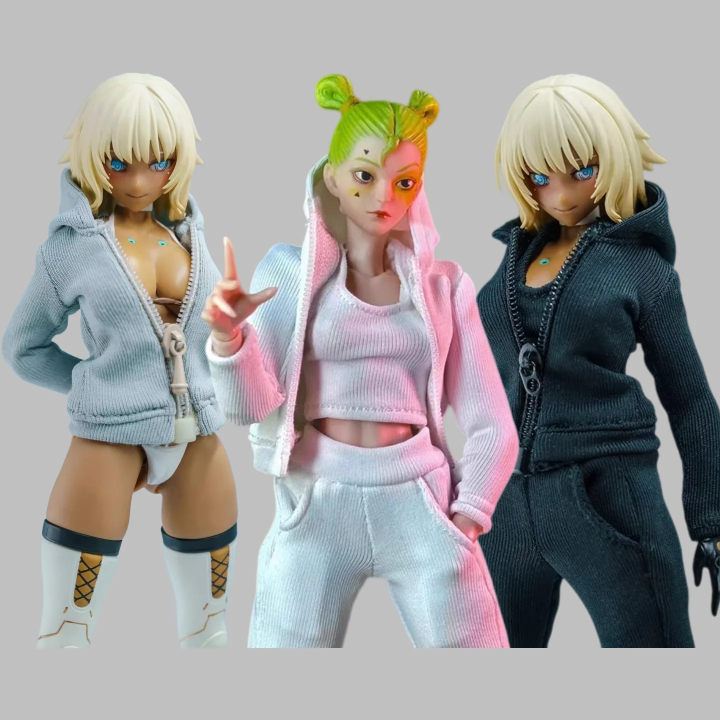 Sweat-shirt à capuche et pantalon pour femme, vêtements de sport, modèle à l'échelle 1/12, adapté à la figurine CRAZY FIGURE de 6 pouces, figurine de soldat Romankey, poupée