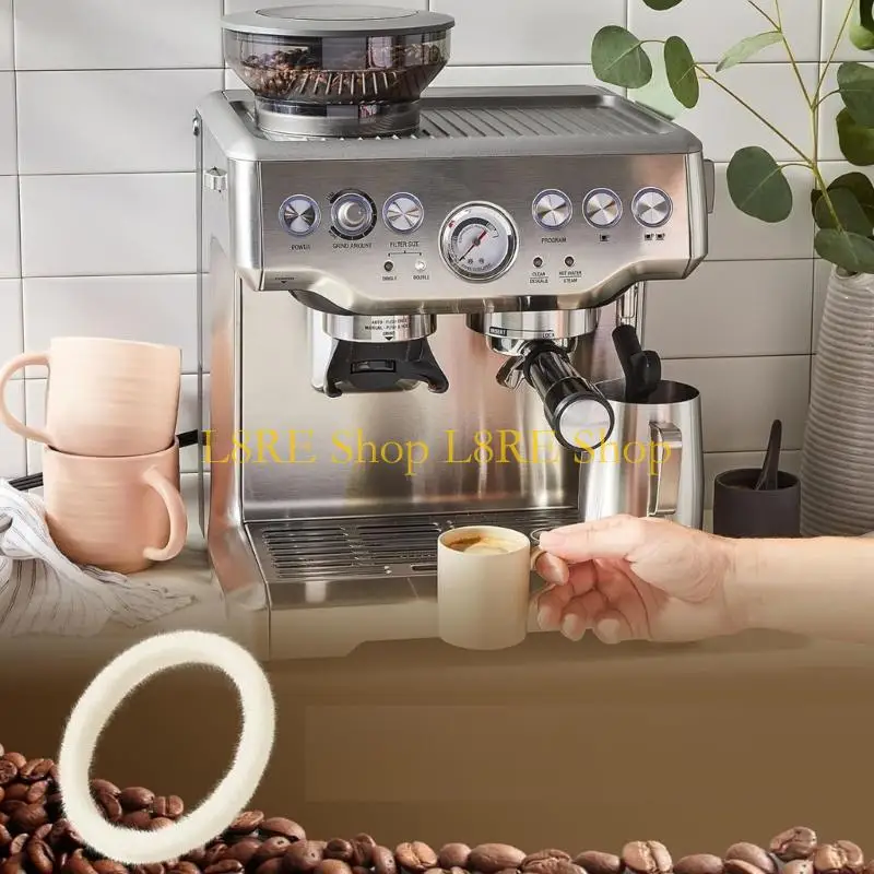 L8RE 8 Pack Soft Felt Shock Absorbers Coffee Machine Part for Coffee Grinders and Machines Enhancing Stability and Longevity