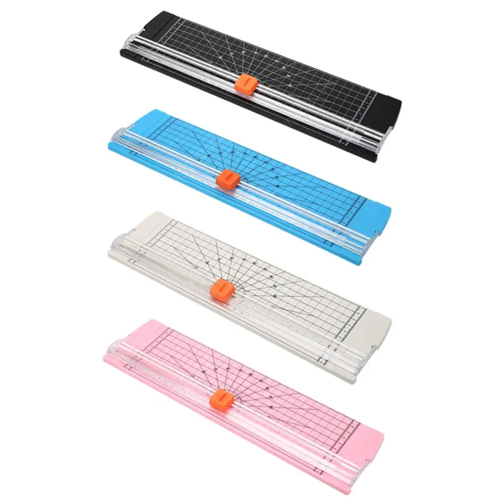 A4/A5 Paper Cutting Guillotine Paper Cutter with Pull-out Ruler for Photo Trimmers Scrapbook Lightweight Cutting Mat Machine