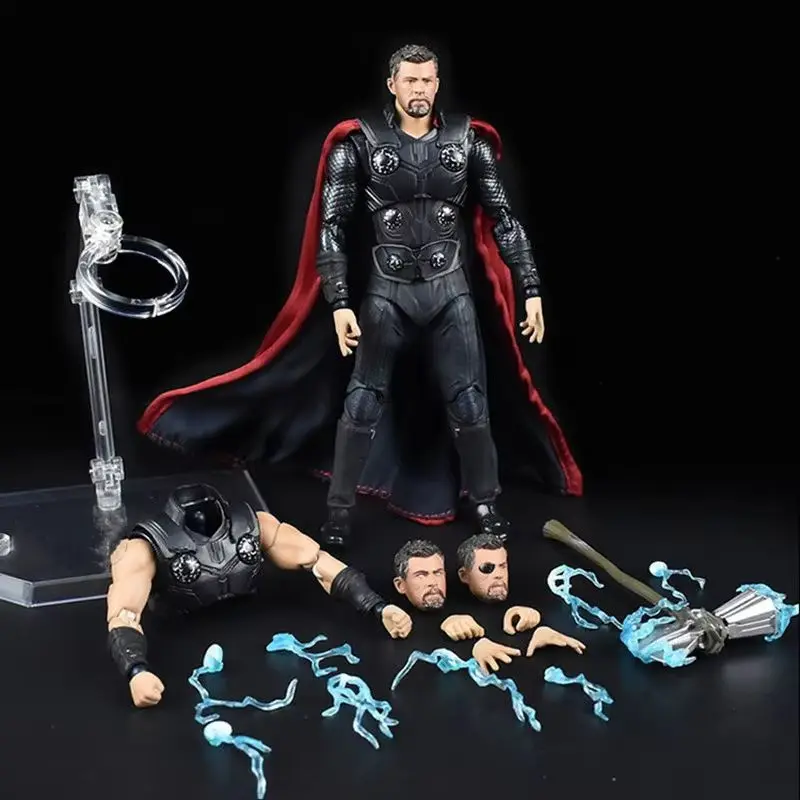 جديد في المخزون Marvel Avengers 3 Maf 104 إنفينيتي وور ثور أودينسون نموذج لجسم مثالي لتزيين المنزل والمكتب