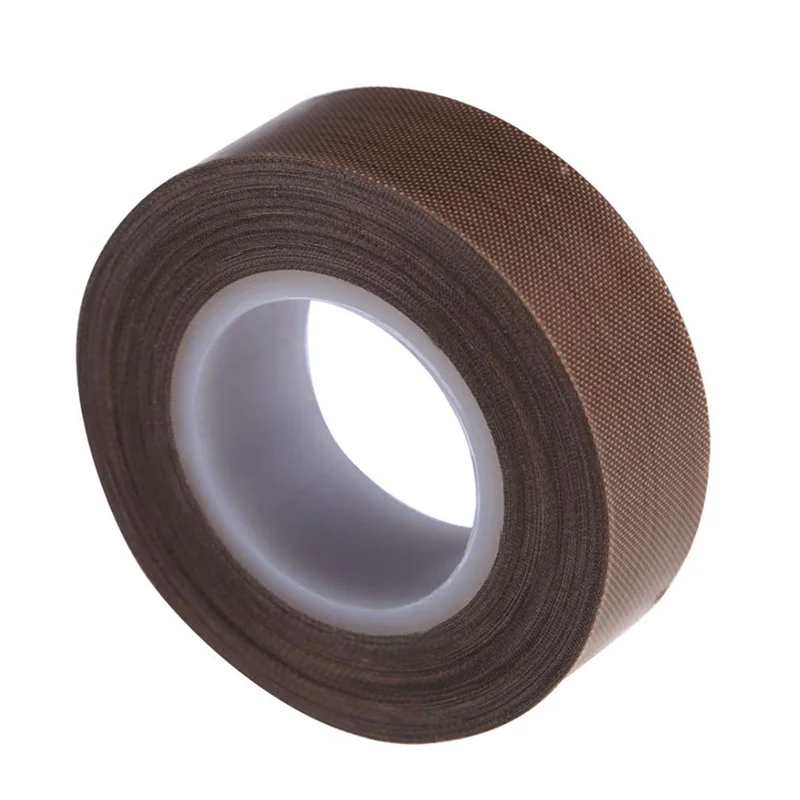 Fiberglass PTFE High Temperature Adhesive Tape Strong Adhesive High Pressure Heat Resistant Ptfe Tape for Bag Sealingglass tape