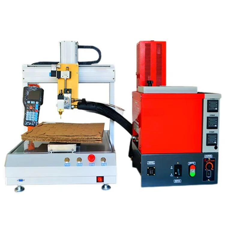 Desktop Hot Melt Glue Dispenser Machine for Electronic Components,Automatic EVA Glue Dispenser
