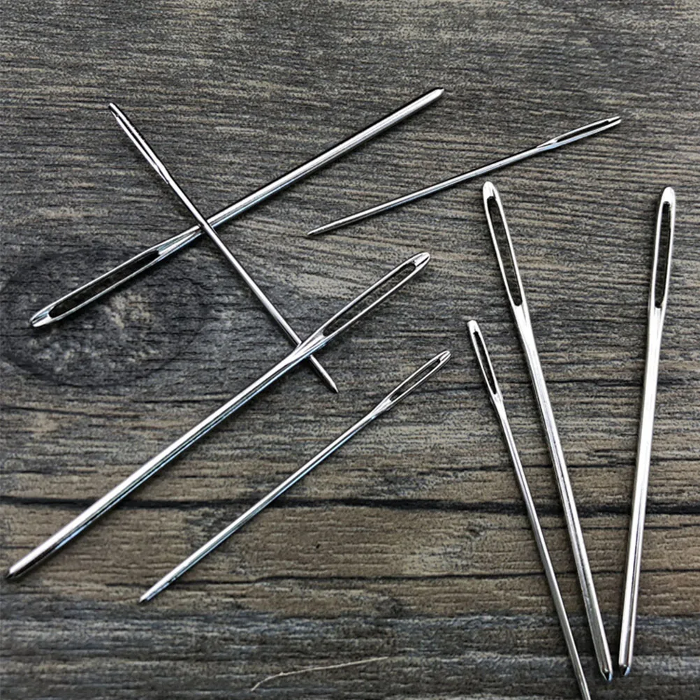 

Sewing Needle Tool Set Self Threading Needles Knitting Thick for Hand Kit Suite