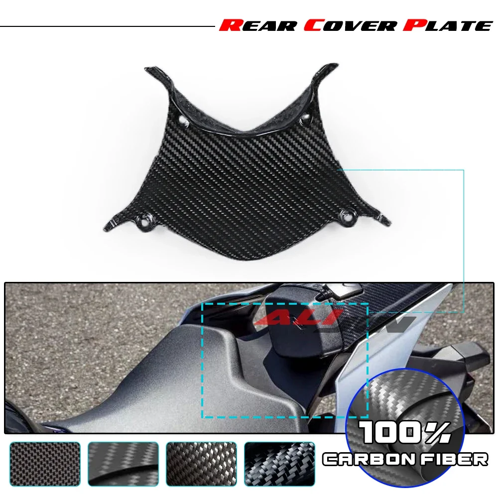 

100% Dry Carbon fiber Motorcycle Rear Tail Center Panel Fairing Cover For YAMAHA YZF R1M YZFR1 R1 2015-2023 2021 Accessories