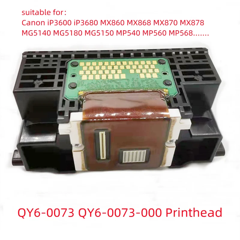 QY6-0073 Printhead Print Head for Canon MG5180 MP540 MP545 MP550 MP558 MP568 MP620 MX868 MX878 MX876 IP3600 IP3680 Printer Head