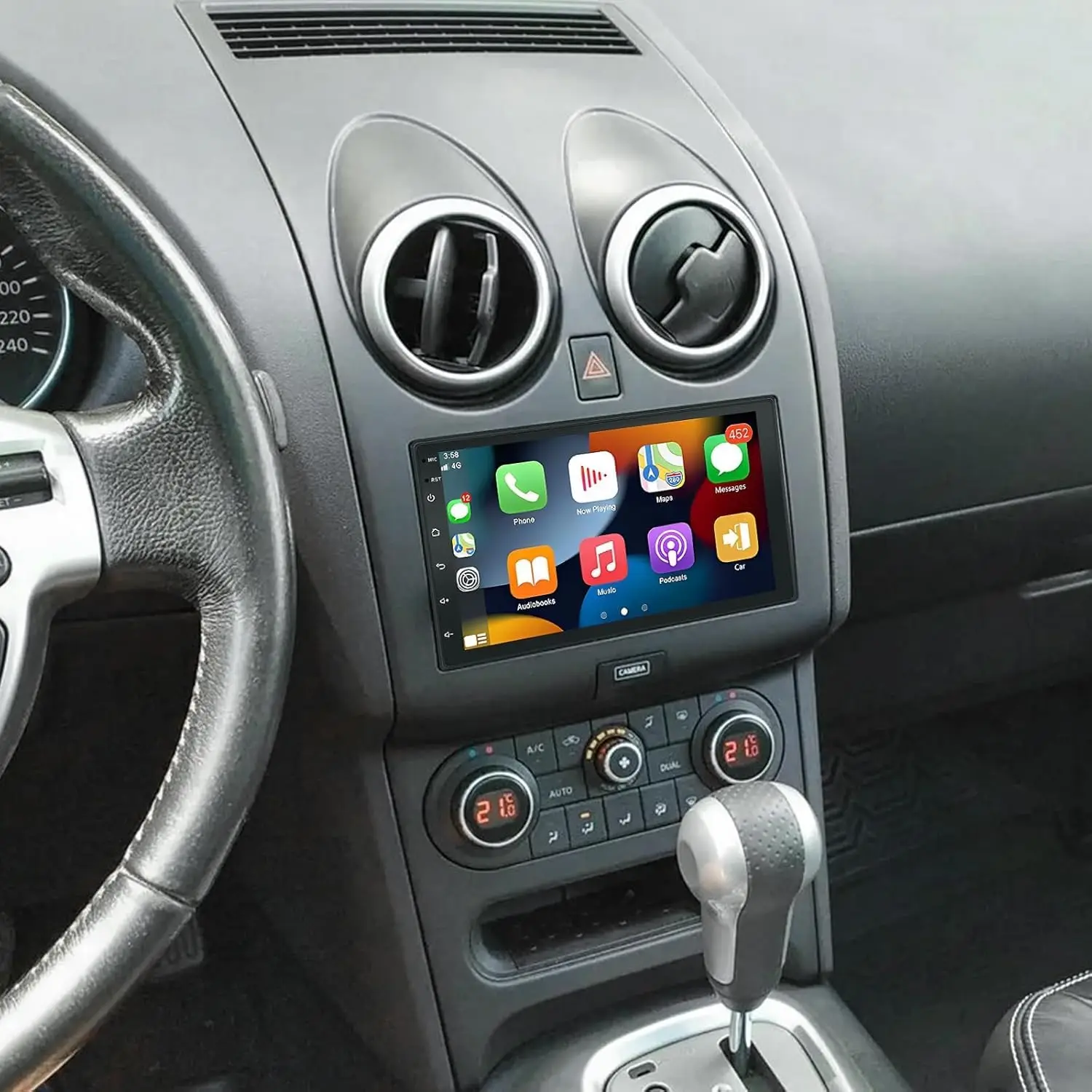 

7-дюймовая автомагнитола Android 15 с Bluetooth и Wi-Fi, совместимая с Qashqai 2007-2011, Frontier 2001-2011, Juke 2010-2011