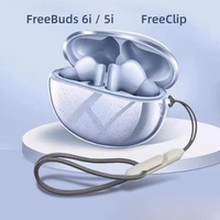 Earbuds Cases for Huawei FreeBuds 6i / 5i / 6 / 5 / FreeClip / FreeBuds Pro 4 / 3 / SE 3 / SE 2, TPU Transparent Earphone Cover