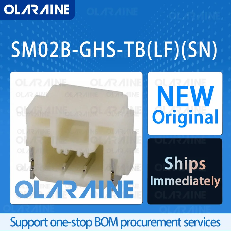 

50/200/500Pcs SM02B-GHS-TB(LF)(SN) 100% brand new and original IC chip Connector headers and wire housings 2 Position