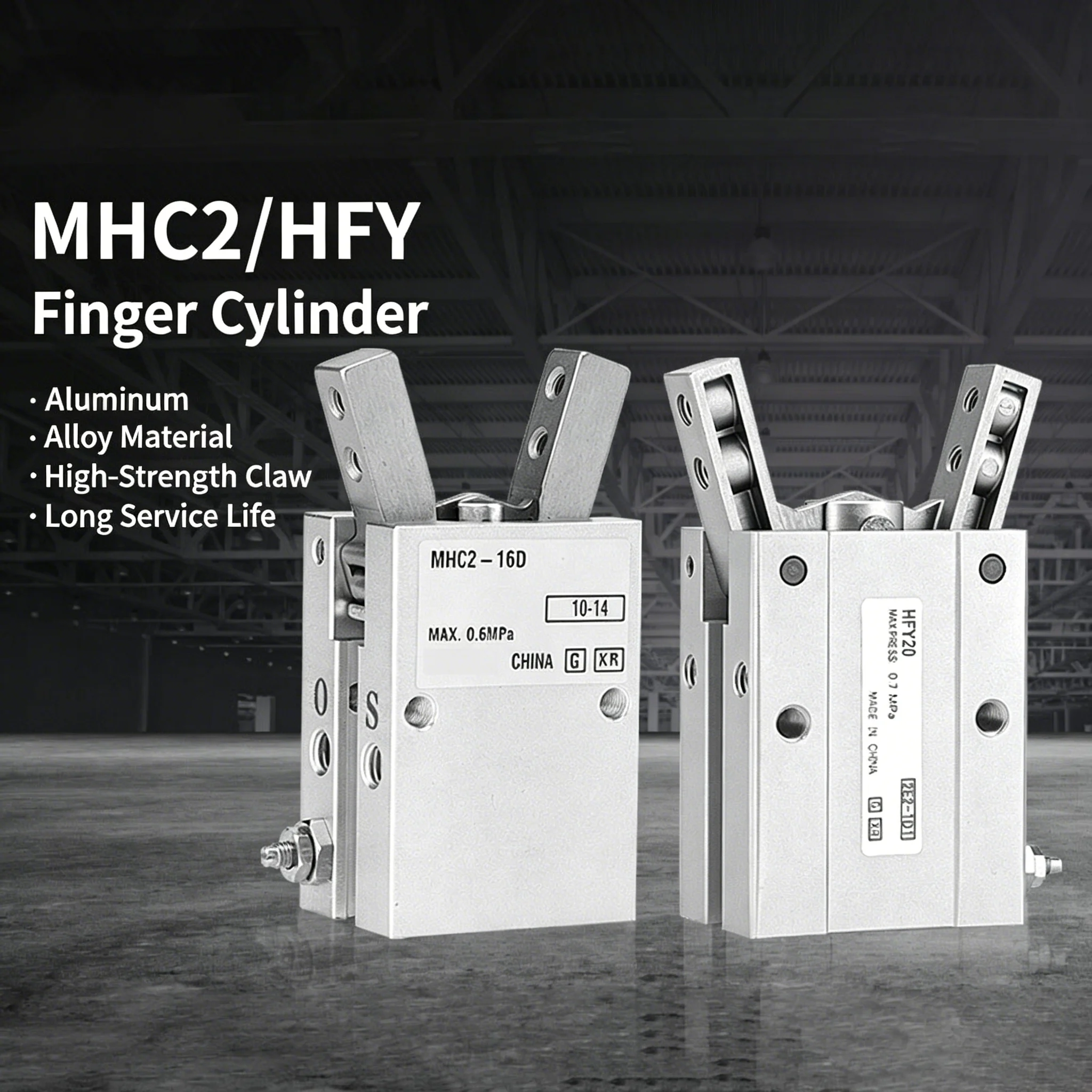 MHC2-10D MHC2-16D MHC2-20D MHC2-25D Aluminium Clamps Finger Cylinder MHC2 Pneumatic Gripper NEW Angular Type Air