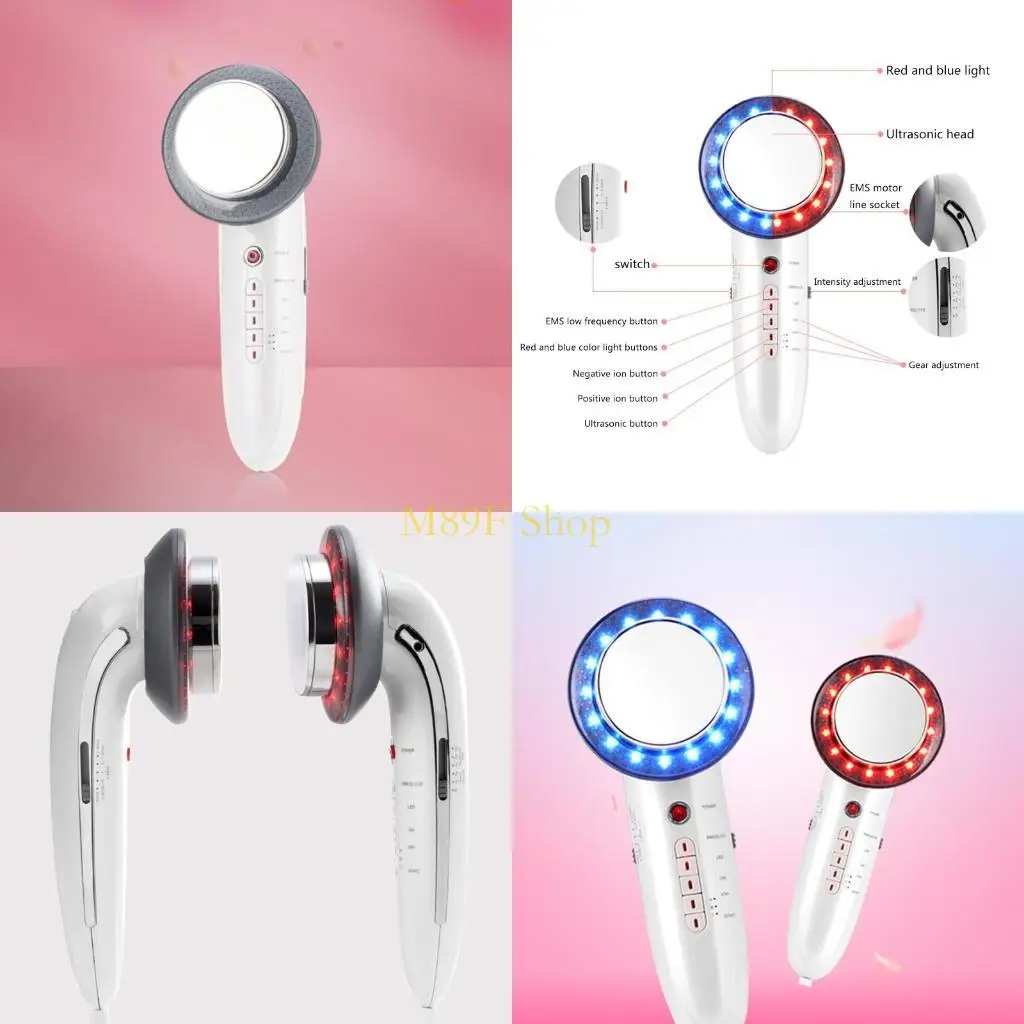 

M89F blue and red light skin tightening device for arms, legs, abdomen, tibia, tibia, abdomen, waist massager