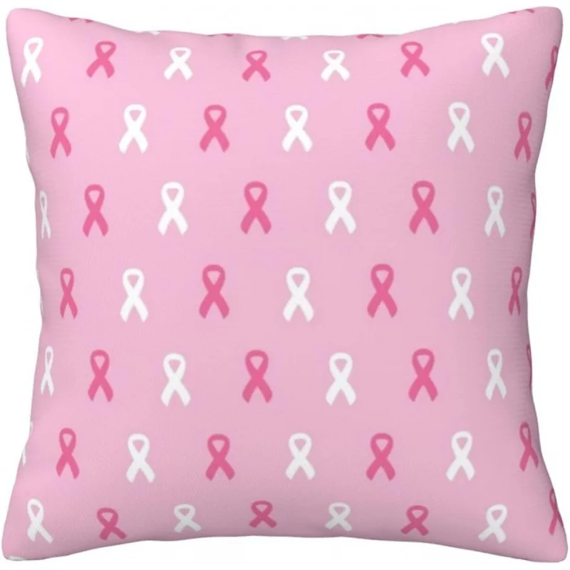 

Breast Cancer Pillow Case 18x18 "Decorative Promotional Gift Throw Pillow Case