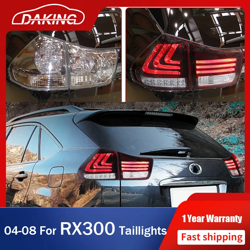 

Taillights for LEXUS RX300 2004-2008 RX350 LED Rear Signal Light DRL Brake Reverse Auto Assembly Accessaries