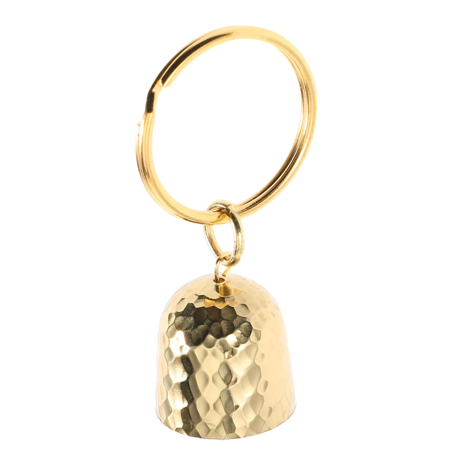 

Vintage Brass Bell Keychain for Outdoor Activities Cycling Camping Hiking Backpack Handbag Decoration Loud Alert Sound Portable