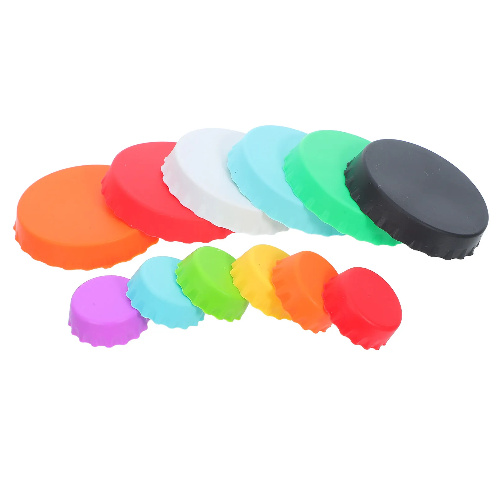 12Pcs Reusable Silicone Soda Can Covers Leak Proof Beverage Sealer Lids Stopper Protector for Beer Juice Brewing Party