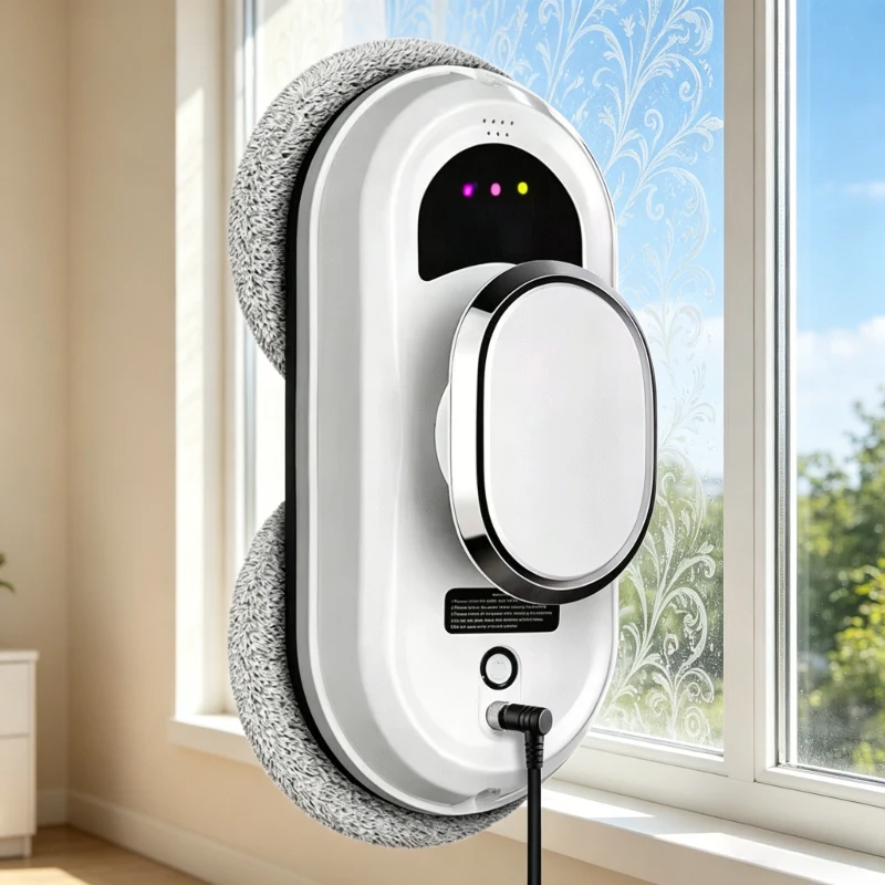New Intelligent Window Cleaning Robot Remote Control Window Cleaning Robot - Effortless Glass Cleaning at Your Fingertips
