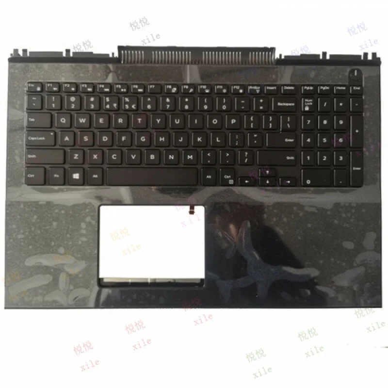 

L+ 100% Keyboard For Dell Inspiron 15-7567 15-7566 Palmrest cover 03NVJK White