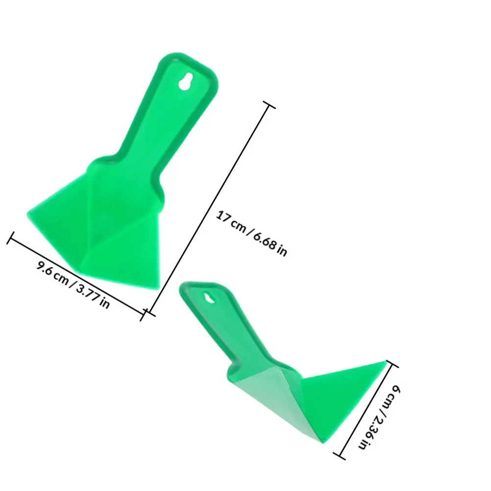 6Pcs Drywall Corner Trowel Set Versatile Plastic Corner Tool for Corners Plastering Mudding Smoothing Wall