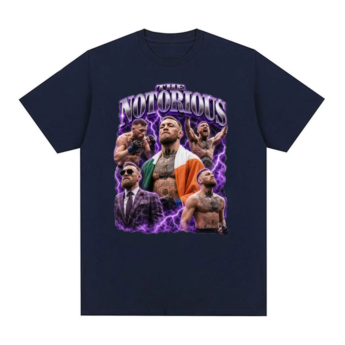 Conor McGregor The Notorious Graphic T-shirts for Men Women Harajuku Streetwear Classic T Shirt Casual Cotton Oversized T Shirts