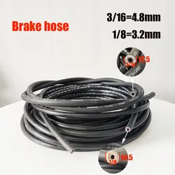 DOT Enhancement Hydraulic Brake Hose High Pressure Auto Brake Pipe Hydraulic Rubber Hose for Motorcycle Dirt Bike ID 3.2~4.8mm