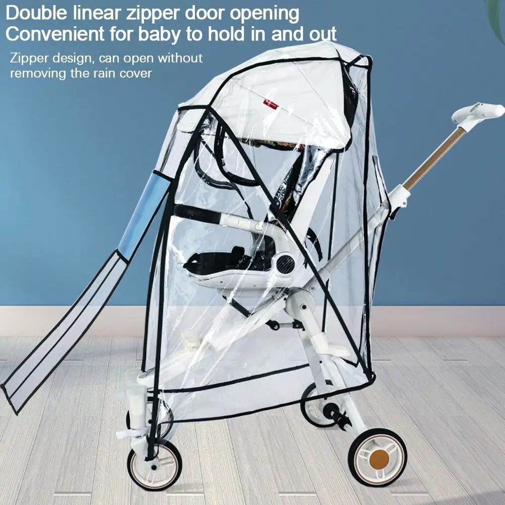 Universal EVA Waterproof Portable Rain Cover Stroller Rain Cover Anti-droplet Windproof Cover