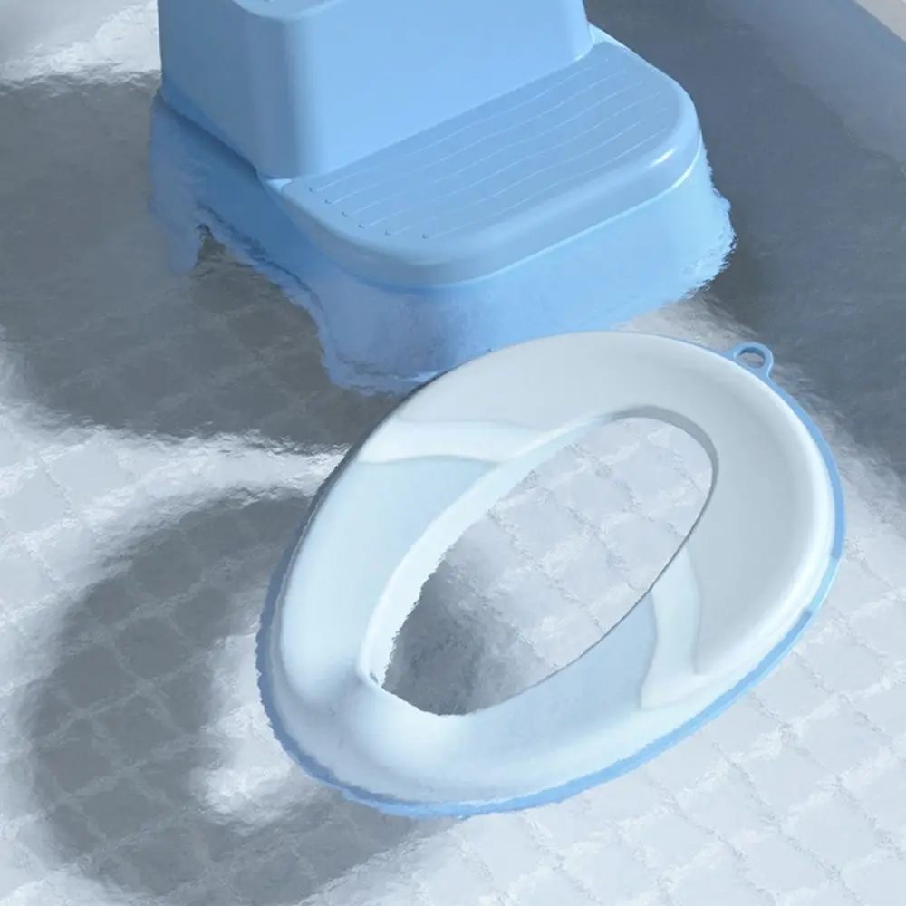 Splash Proof Children's Toilet Seat Portable Design Easy To Wash Potty Training Seat Cover with Hanging Hook with Seat Mat