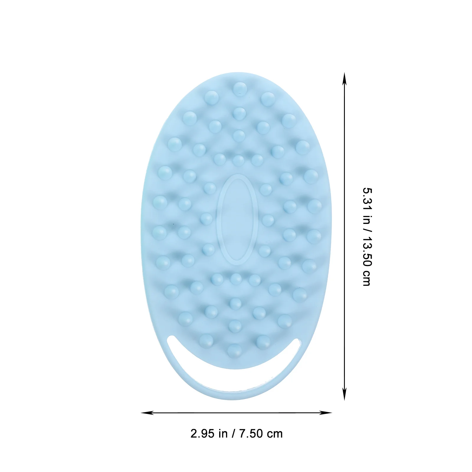 

2Pcs Silicone Body Scrubber Dual Sided Shower Brush for Deep Cleaning Exfoliating and Massaging Convenient Body Scrubber