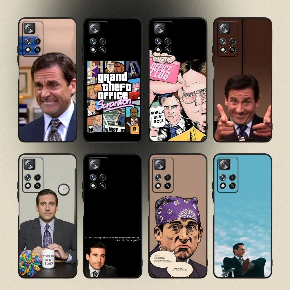 The Office Michael Scott  Phone Case For Samsung Galaxy A20,A21s,A22,A31,A32,A52,A53,A72,73,A80,A91 Soft Black Cover