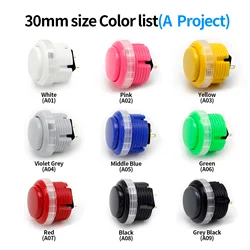 QANAB Gravity LX 30mm Mechanical Pushbutton Switch Button Arcade Buttons DIY Kit