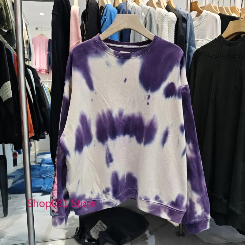 

Virgin Mary Print Crewneck Sweatshirt Cotton Comfortable Unisex Casual Fall Winter Fashion Streetwear Daily Wear