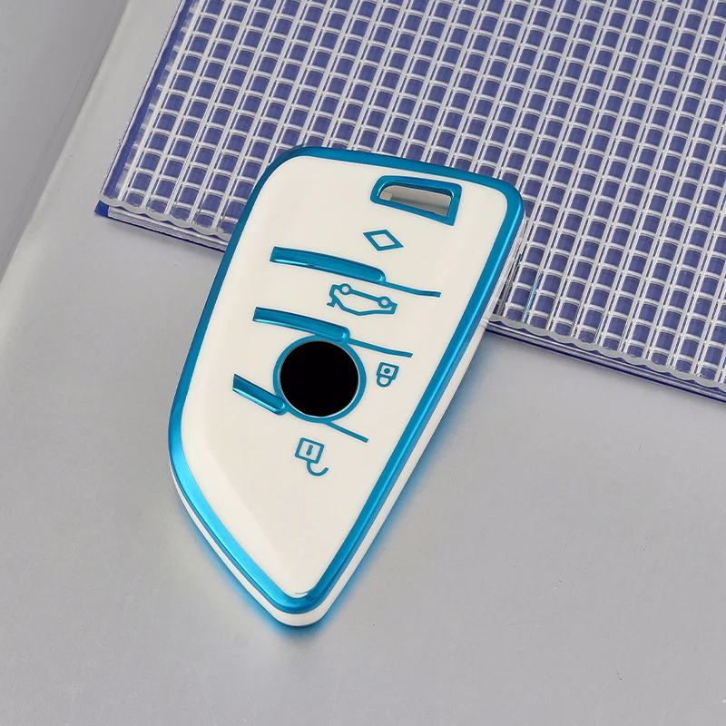 

TPU Car Key Case Full Cover Fob For BMW X1 X3 X5 X6 Series 1 2 5 7 F15 F16 E53 E70 E39 F10 F30 G30 2023 Accessories