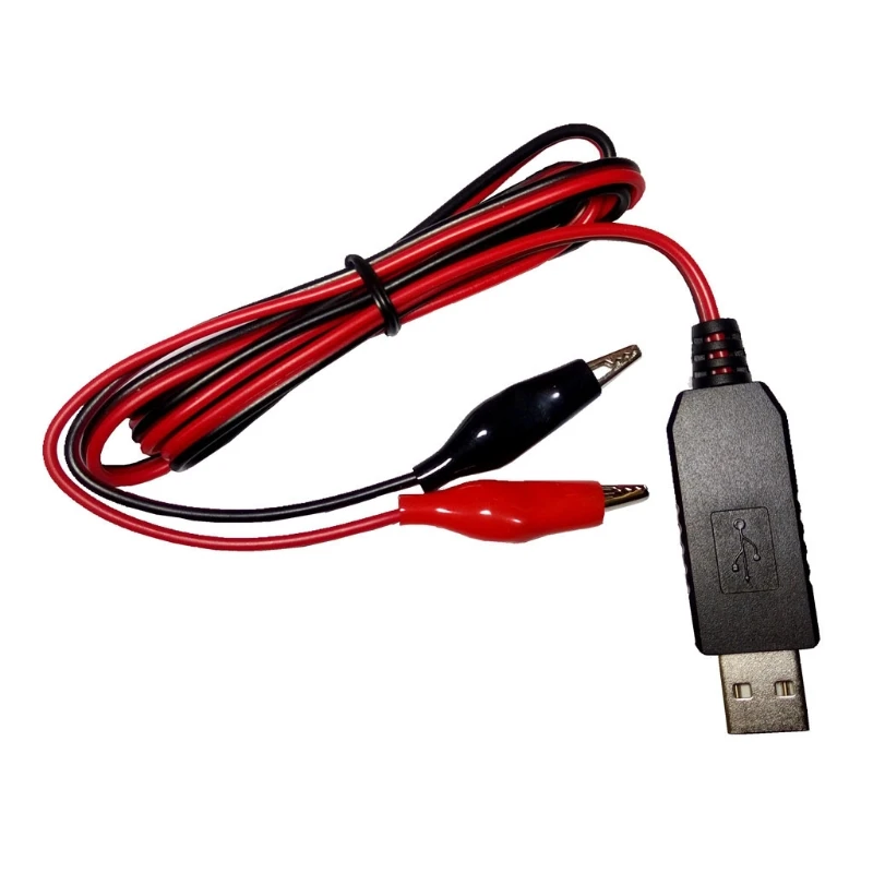 USB Boost Converter DC 5V to 6V 9V 12V USB Step-up Converter Cable + Clip Connecter For Power Supply Charger Power Converter