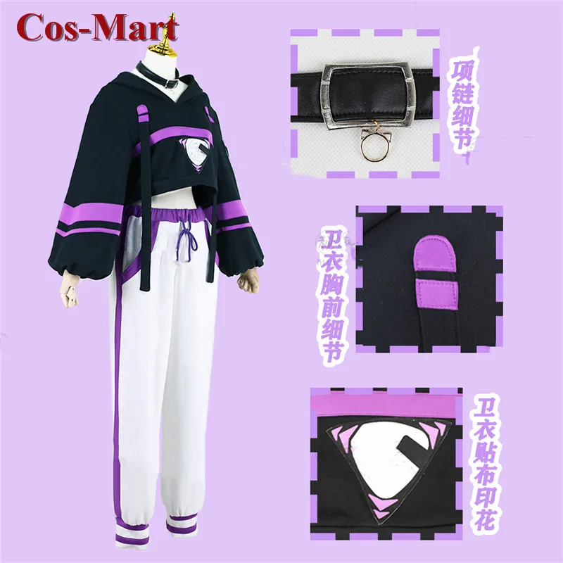 

Hololive Nekomata Okayu Cosplay Costume | Cute Daily Wear Uniform for VTuber Fan Meeting & Halloween Party 2026
