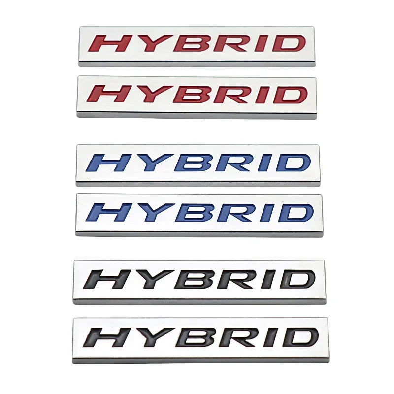 Mrtal Car Fender Side Trunk Emblem Sticker for Toyota Hybrid Badge Auris Yaris Corolla 4Runner Body Decal Exterior Accessories