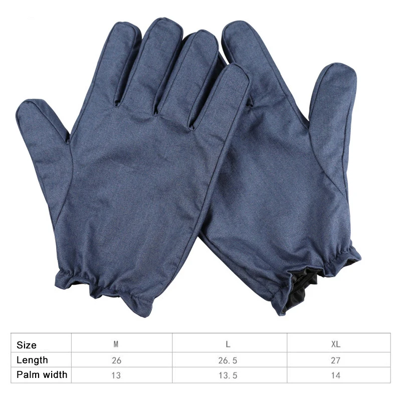 Anti-radiation Gloves Safety Protective Microwave Electromagnetic Radiation Gloves Unisex Silver Fiber EMF Shielding Gloves