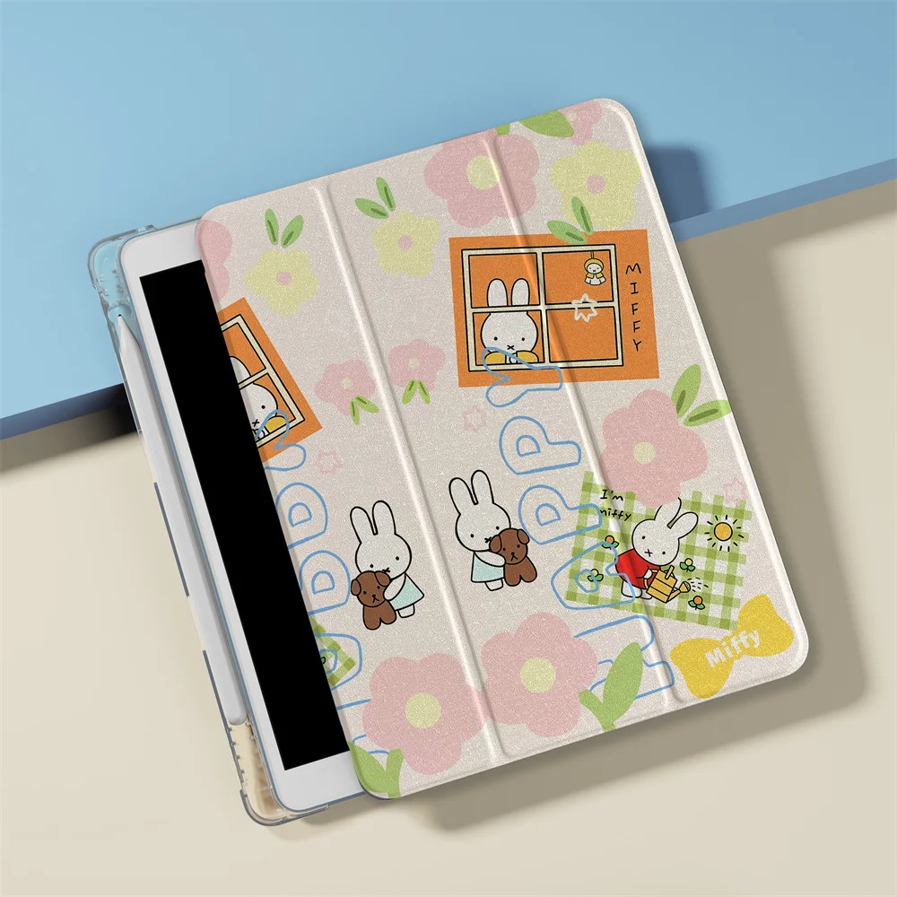 Cartoon Case for iPad 2024 Air iPad 10th Pro 2025 Air 5 6 10.9 Ipad 7 8 9 10.2 5 6 9.7 inch Air3 10.5 Mini With Pen Holder Cover
